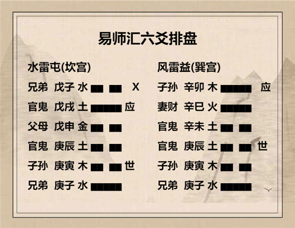 执象易注_水雷屯卦-上六：乘马班如，泣血涟如。插图